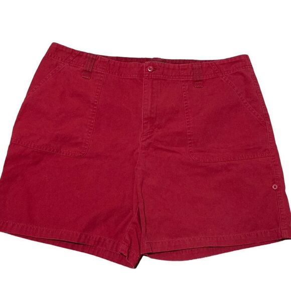 Eddie Bauer red vashon fit Shorts size 16 - Picture 1 of 7